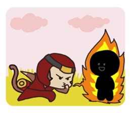 Monqi the Angry Ninja sticker #6933370