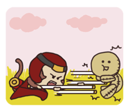 Monqi the Angry Ninja sticker #6933371