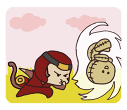 Monqi the Angry Ninja sticker #6933374