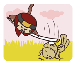 Monqi the Angry Ninja sticker #6933375