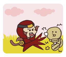 Monqi the Angry Ninja sticker #6933377