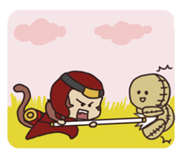 Monqi the Angry Ninja sticker #6933379