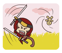 Monqi the Angry Ninja sticker #6933380