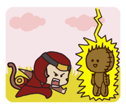 Monqi the Angry Ninja sticker #6933382