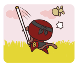 Monqi the Angry Ninja sticker #6933383