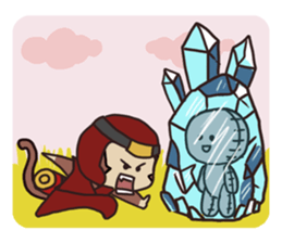 Monqi the Angry Ninja sticker #6933386