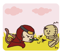 Monqi the Angry Ninja sticker #6933392
