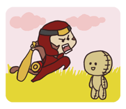 Monqi the Angry Ninja sticker #6933393