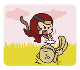 Monqi the Angry Ninja sticker #6933394