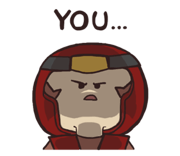 Monqi the Angry Ninja sticker #6933395