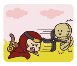 Monqi the Angry Ninja sticker #6933396