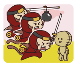 Monqi the Angry Ninja sticker #6933397