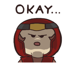 Monqi the Angry Ninja sticker #6933399