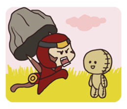 Monqi the Angry Ninja sticker #6933400