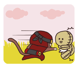 Monqi the Angry Ninja sticker #6933402