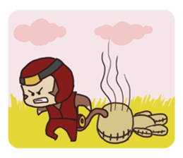 Monqi the Angry Ninja sticker #6933405