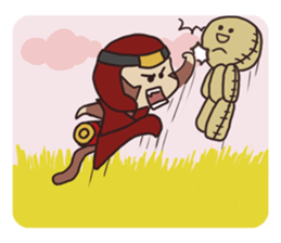 Monqi the Angry Ninja sticker #6933406
