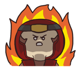 Monqi the Angry Ninja sticker #6933407