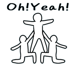 Group gymnastics.a sticker #6933503