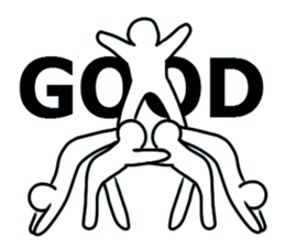 Group gymnastics.a sticker #6933504