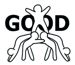 Group gymnastics.a sticker #6933504