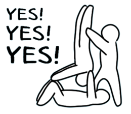 Group gymnastics.a sticker #6933509