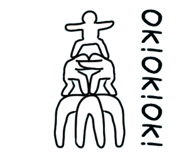 Group gymnastics.a sticker #6933510