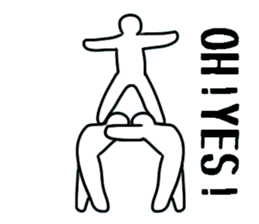 Group gymnastics.a sticker #6933513