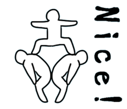 Group gymnastics.a sticker #6933522