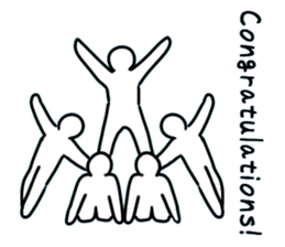 Group gymnastics.a sticker #6933525