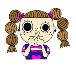 Braid Pako-chan sticker #6933667