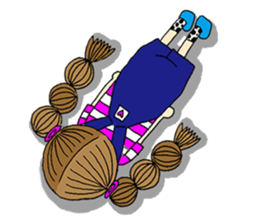 Braid Pako-chan sticker #6933670