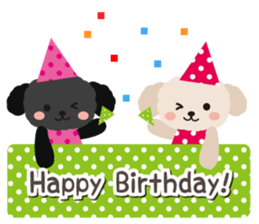 Toy Poodle Cafe sticker #6933777