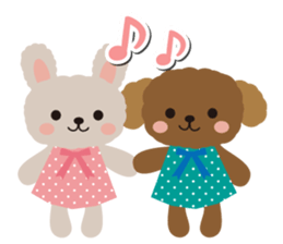 Toy Poodle Cafe sticker #6933780