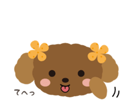 Toy Poodle Cafe sticker #6933783