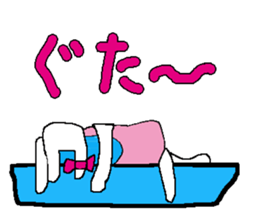 guta rabbit. sticker #6933929