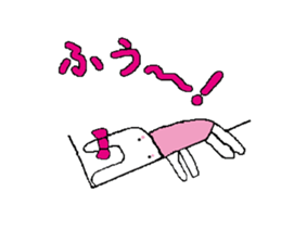 guta rabbit. sticker #6933930