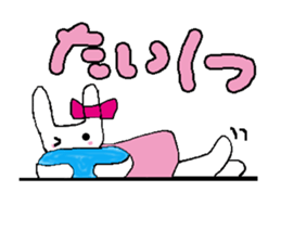 guta rabbit. sticker #6933932