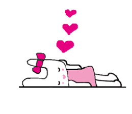 guta rabbit. sticker #6933934