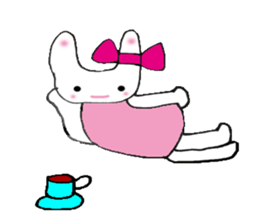 guta rabbit. sticker #6933957