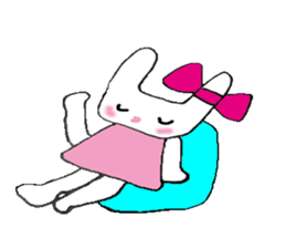 guta rabbit. sticker #6933962