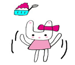 guta rabbit. sticker #6933966