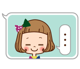 The balloon sticker of the girl. sticker #6935171