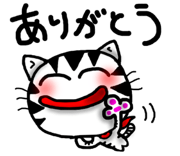 White cat sticker-1 sticker #6935822