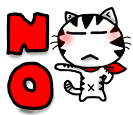 White cat sticker-1 sticker #6935827