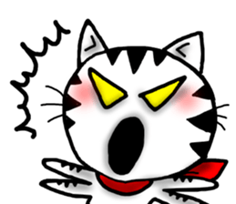 White cat sticker-1 sticker #6935843