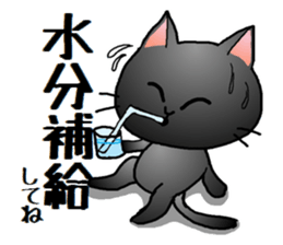 Sticker of an expressive cat2 in Summer sticker #6936113