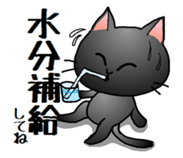 Sticker of an expressive cat2 in Summer sticker #6936113