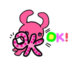 Octopus-rabbit sticker #6936136