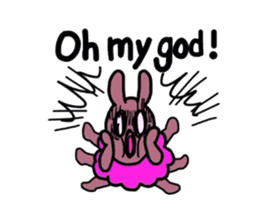 Octopus-rabbit sticker #6936138